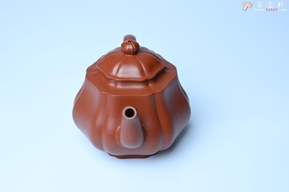 紫砂壶图片：美壶特惠 老朱泥高菱壶 茶人醉爱 - 紫砂壶之家紫砂壶网