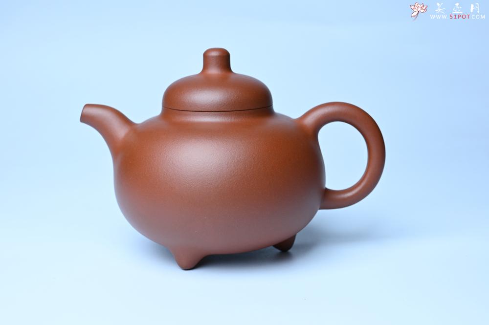 紫砂壶图片：潜力股周小培老师 老师家藏黄龙山一号井小红泥 全手工乳鼎壶 - 紫砂壶之家紫砂壶网