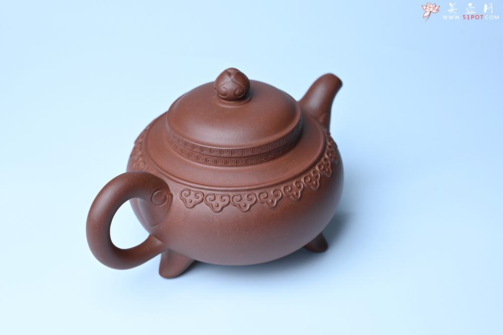 紫砂壶图片：美壶特惠 精致特好底曹青云肩如意壶 - 紫砂壶之家紫砂壶网