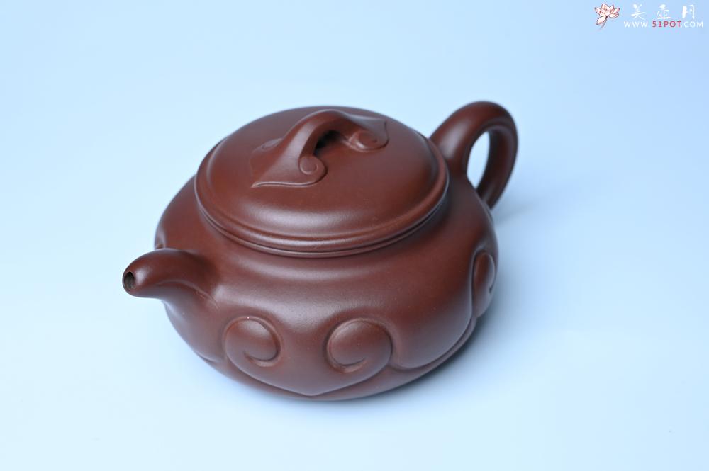 紫砂壶图片：美壶特惠 精致紫泥仿古如意壶 茶人醉爱 - 紫砂壶之家紫砂壶网