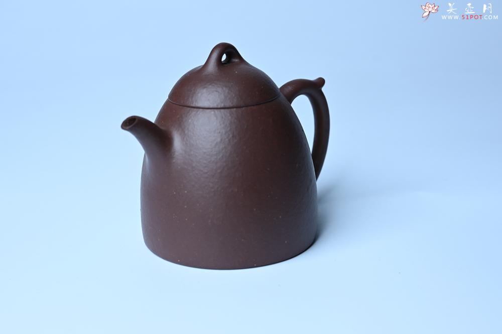 紫砂壶图片：美壶特惠 特好手磨料老紫泥秦权 茶人醉爱 - 紫砂壶之家紫砂壶网