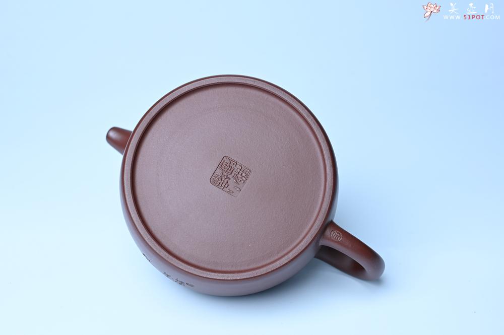 紫砂壶图片：潜力股周小培老师 4号井深井红皮龙 全手工过桥井栏壶 装饰人物特文气 - 紫砂壶之家紫砂壶网