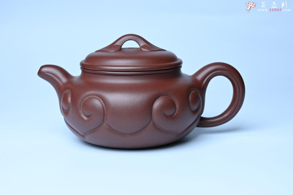 紫砂壶图片：美壶特惠 精致紫泥仿古如意壶 茶人醉爱 - 紫砂壶之家紫砂壶网