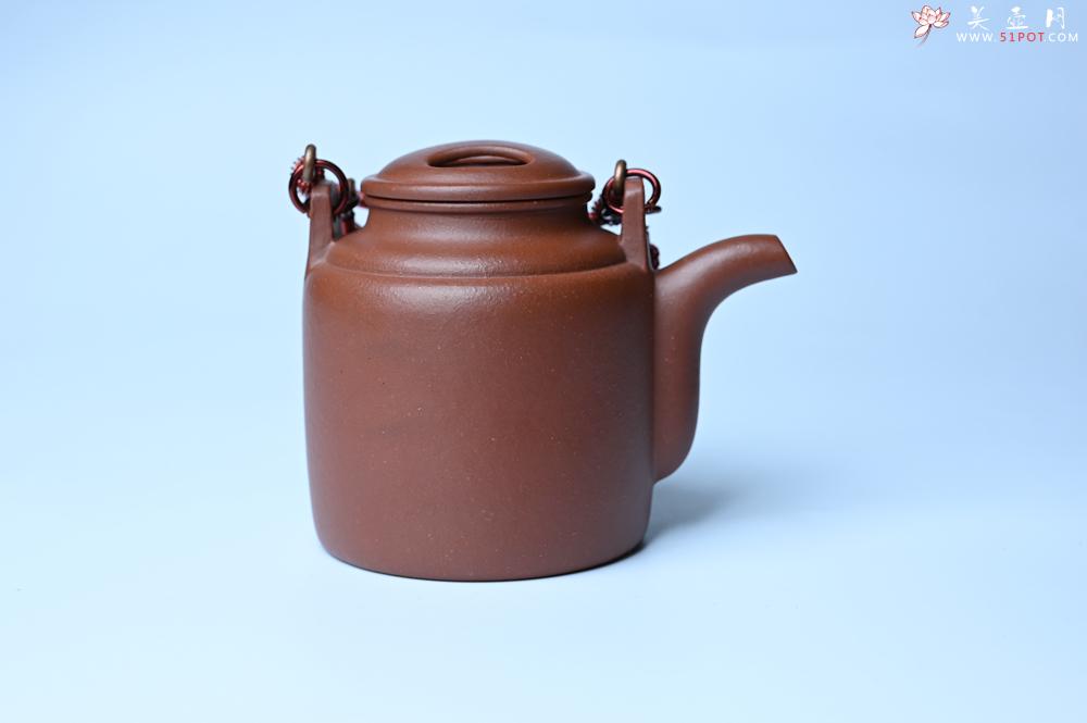 紫砂壶图片：美壶特惠 特好红皮龙精工洋桶壶 茶人醉爱 - 紫砂壶之家紫砂壶网
