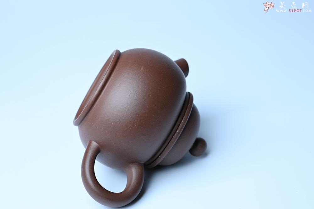 紫砂壶图片：美壶特惠 精致黑星红拼紫泥（家藏限量）大炮巨轮壶 球孔出水爽利 茶人醉爱 - 紫砂壶之家紫砂壶网