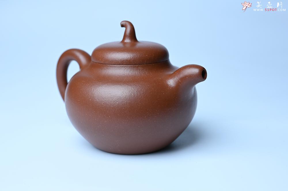 紫砂壶图片：潜力股周小培老师 油润降坡泥全手工茄瓜壶 - 紫砂壶之家紫砂壶网
