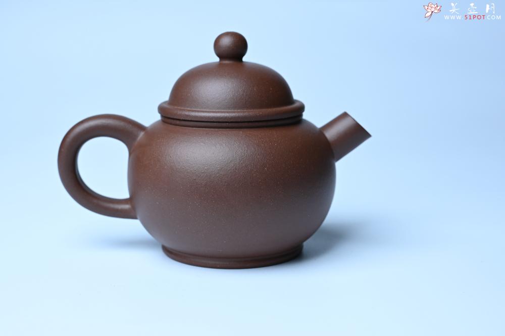 紫砂壶图片：美壶特惠 精致黑星红拼紫泥（家藏限量）大炮巨轮壶 球孔出水爽利 茶人醉爱 - 紫砂壶之家紫砂壶网