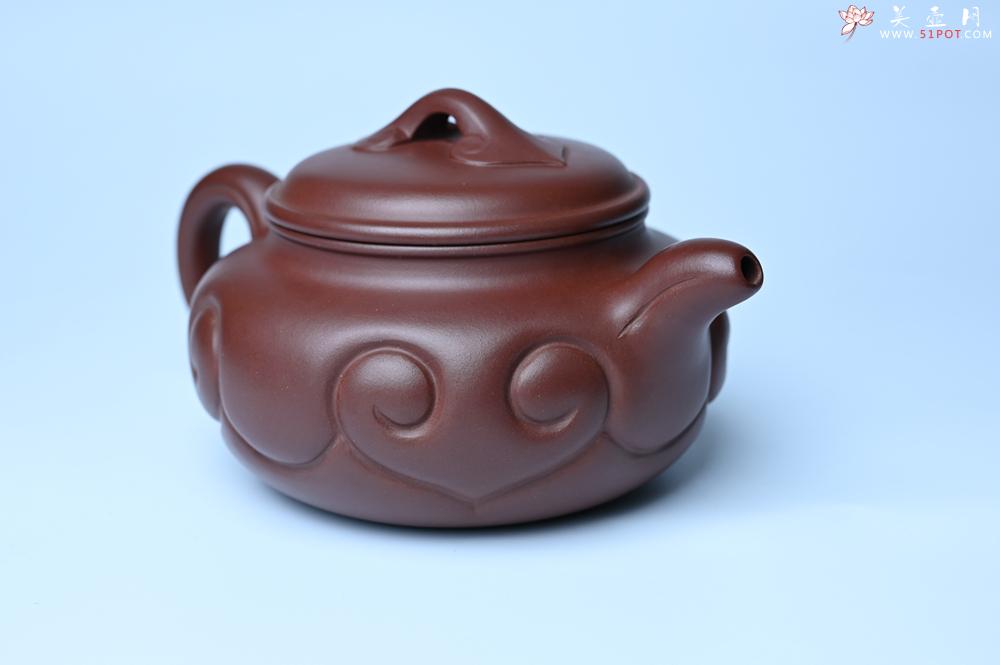 紫砂壶图片：美壶特惠 精致紫泥仿古如意壶 茶人醉爱 - 紫砂壶之家紫砂壶网