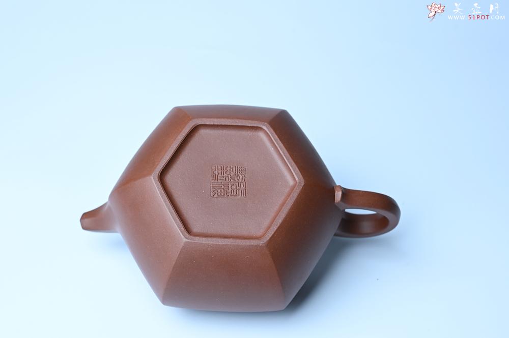 紫砂壶图片：实力派张海艳全手工精工六方仿古壶 气势磅礴 线面挺括平正 - 紫砂壶之家紫砂壶网