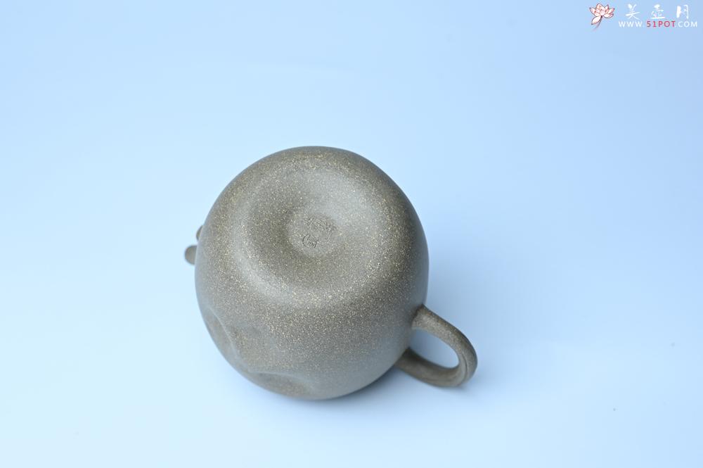 紫砂壶图片：美壶特惠 精致薄胎青段泥瓜菱壶 质量仅84g 茶人醉爱 - 紫砂壶之家紫砂壶网