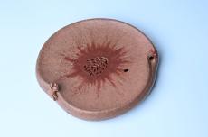 紫砂壶图片：美器特惠 朱自立工作室精品寿桃干泡台 直径大约15cm - 紫砂壶之家