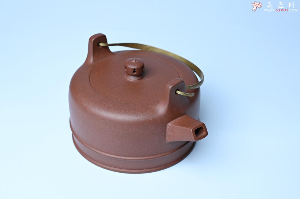 紫砂壶图片：美壶特惠 手工手制精致紫泥提梁壶 茶人醉爱 - 紫砂壶之家紫砂壶网