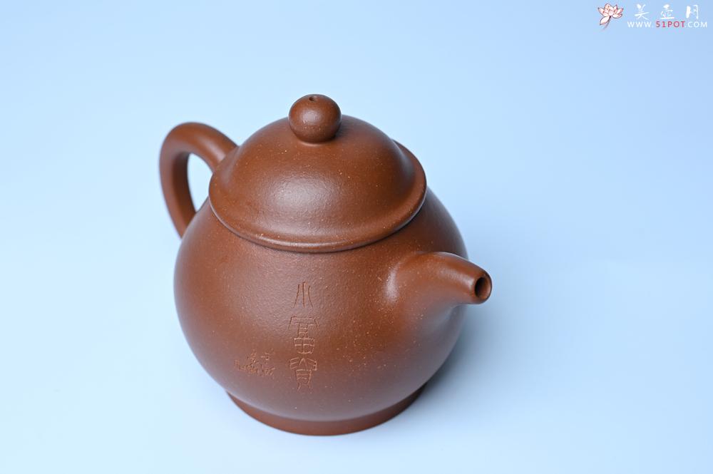 紫砂壶图片：美壶特惠 王老师 全手工红降坡泥潘壶 国助工 易轩 范小君徒杨志老师刻绘 装饰小富贵特文气 - 紫砂壶之家紫砂壶网