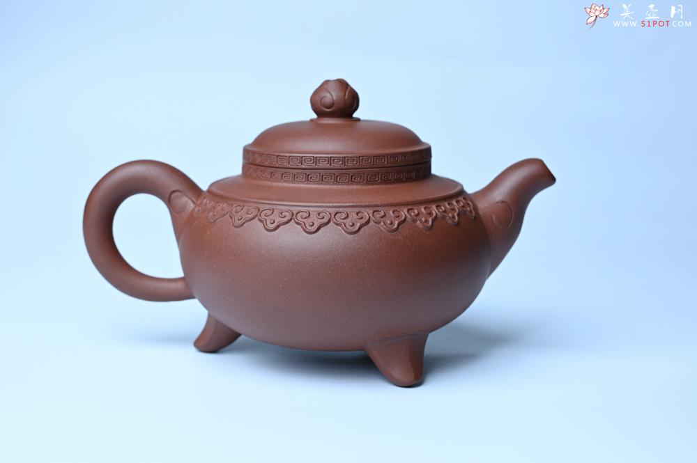 紫砂壶图片：美壶特惠 精致特好底曹青云肩如意壶 - 紫砂壶之家紫砂壶网