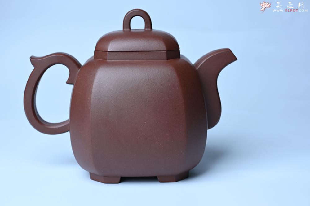紫砂壶图片：实力派张海艳全手工家藏底槽清精工福临八方壶 气势磅礴 - 紫砂壶之家紫砂壶网