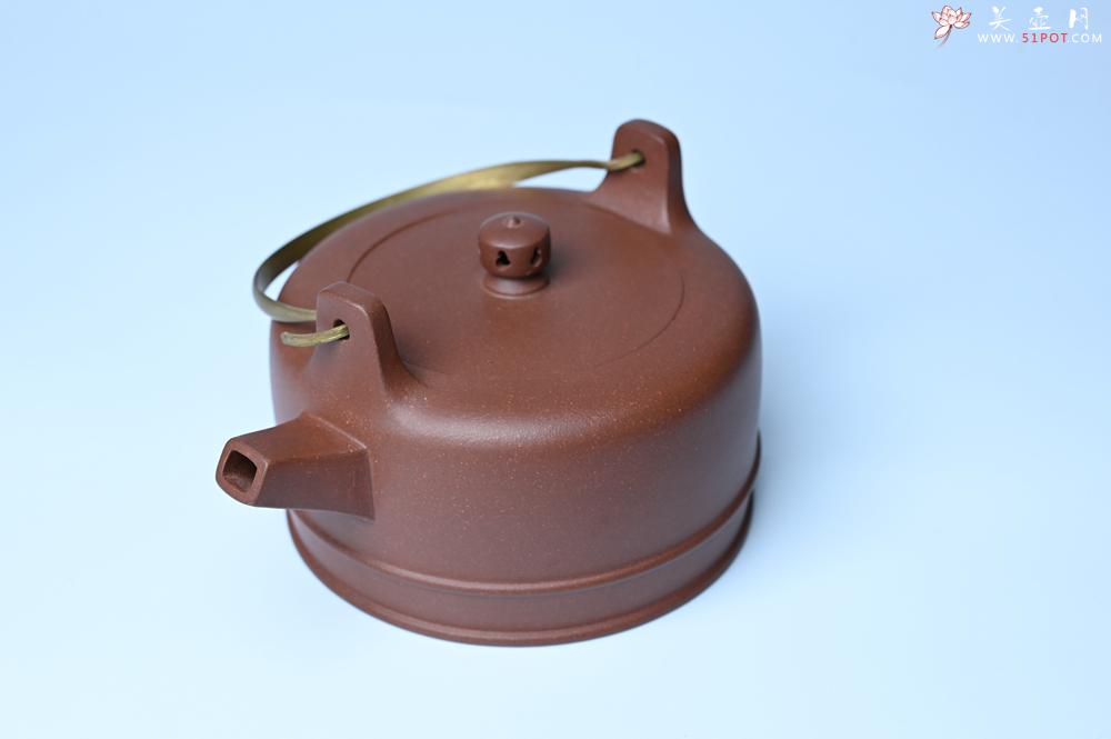 紫砂壶图片：美壶特惠 手工手制精致紫泥提梁壶 茶人醉爱 - 紫砂壶之家紫砂壶网