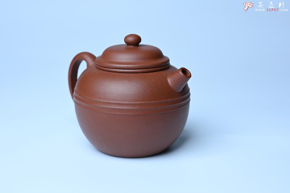 紫砂壶图片：美壶特惠 精致老清水泥腰线巨轮壶 茶人醉爱 - 紫砂壶之家紫砂壶网
