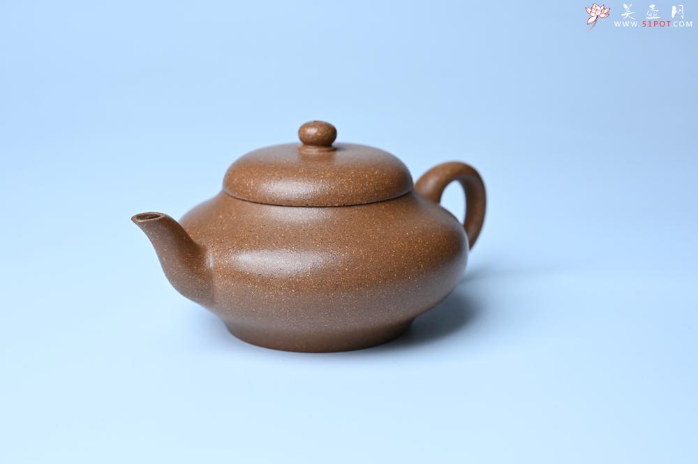 紫砂壶图片：美壶特惠 特好老段泥精致合欢壶 茶人醉爱 - 紫砂壶之家紫砂壶网