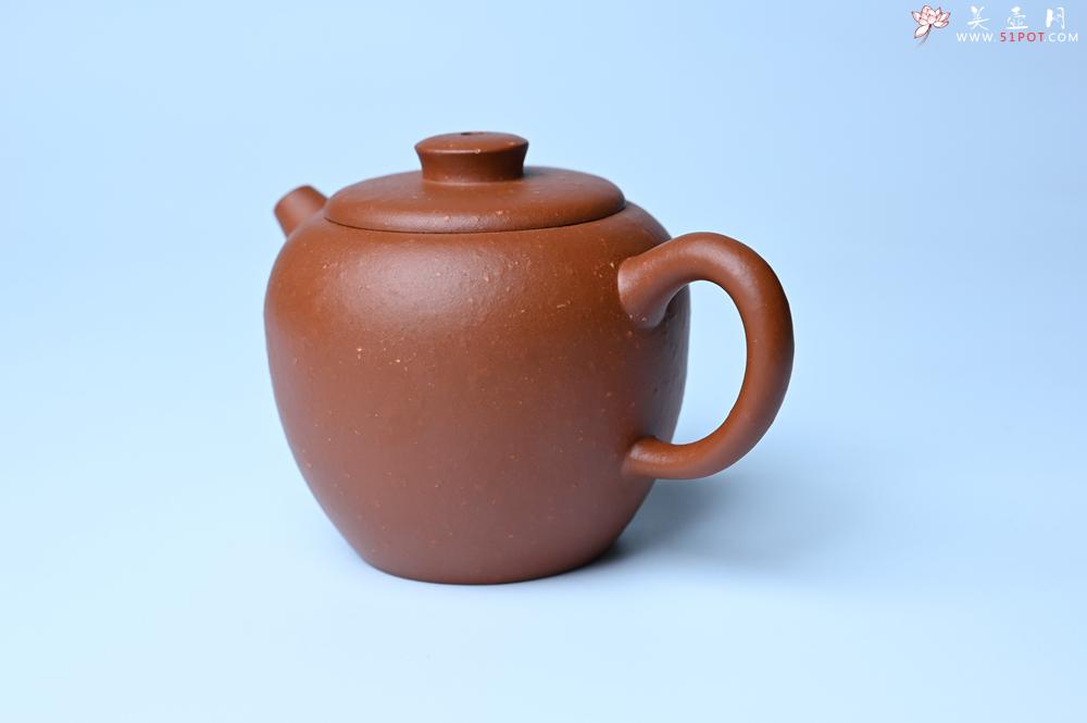 紫砂壶图片：美壶特惠 精品粗砂红泥巨轮壶 茶人醉爱 - 紫砂壶之家紫砂壶网