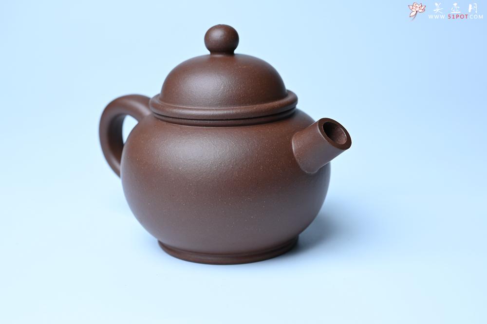 紫砂壶图片：美壶特惠 精致黑星红拼紫泥（家藏限量）大炮巨轮壶 球孔出水爽利 茶人醉爱 - 紫砂壶之家紫砂壶网