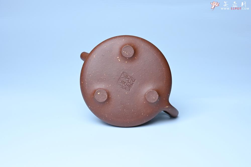 紫砂壶图片：美壶特惠 精致特好紫玉金砂子冶石瓢 做工和泥料不输千元作品 - 紫砂壶之家紫砂壶网