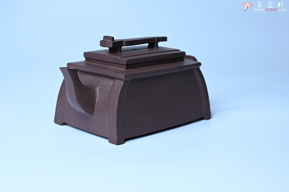 紫砂壶图片：美壶特惠 精致紫泥琴壶 难度大 茶人醉爱 - 紫砂壶之家紫砂壶网